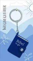 Bibel to go Schlüsselanhänger - Blau