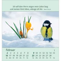 KLEINE BLUMENGRÜSSE - Aufstellkalender