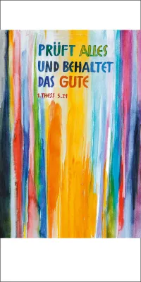 Prüft alles und behaltet das Gute (5 Faltkarten) - Jahreslosung Felger