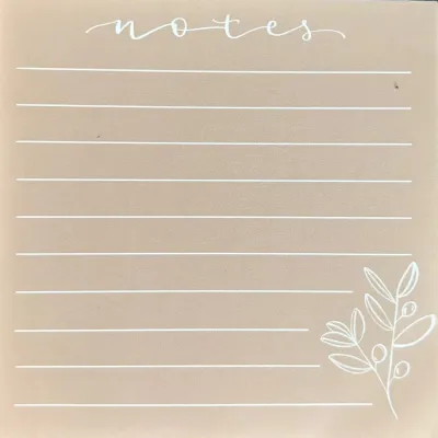 Notizblock "notes"