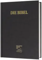 Allemand, Bible Schlachter 2000, grandes lettres, reliure cousue