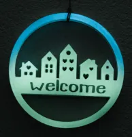 Jesmonite Ring -  Meinen Frieden - Ring mit Nachtleuchteffekt