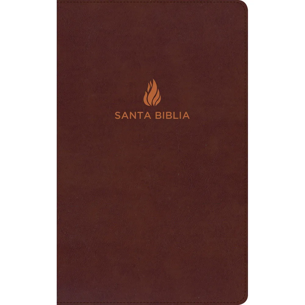 Espagnol, Bible, Reina Valera 1960, Ultrafine, similicuir brun, avec onglets - marron, piel...