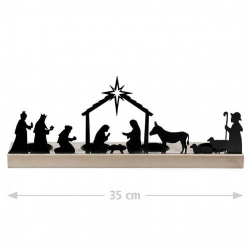 Bougeoir silhouette « Crèche »