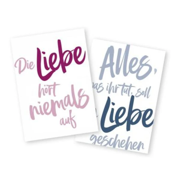 Geschirrtücher Motif 'Alles Liebe' - 2er Set