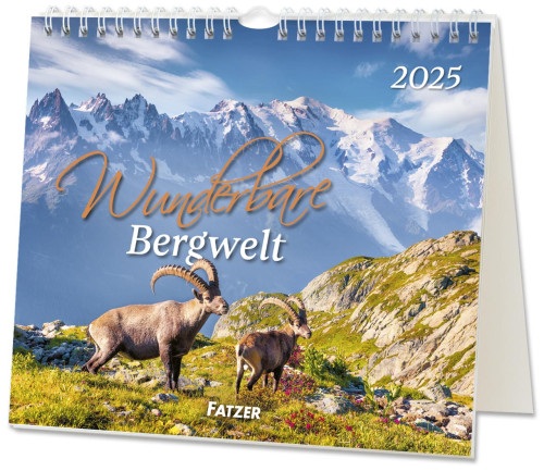 Wunderbare Bergwelt - Tischkalender