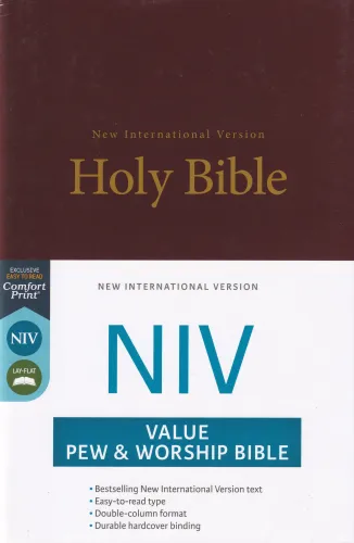 Anglais, Bible New International Version - cartonée noir