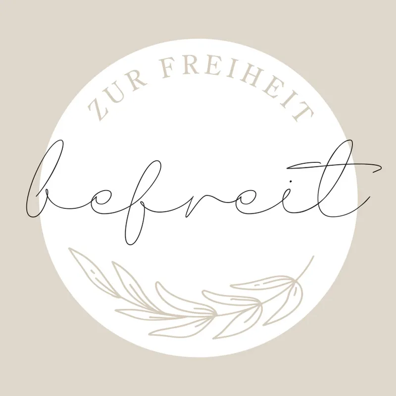 Magnet zur Freiheit befreit - Größe: 7 x 7 cm