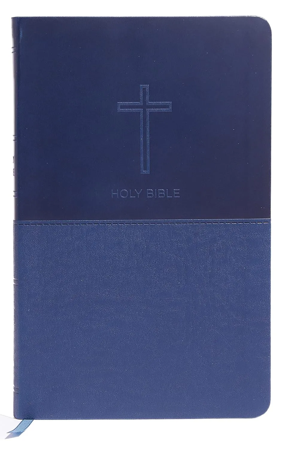 Anglais, Bible, New King James Version, moyen format, similicuir bleu - NKJV, Value Thinline...