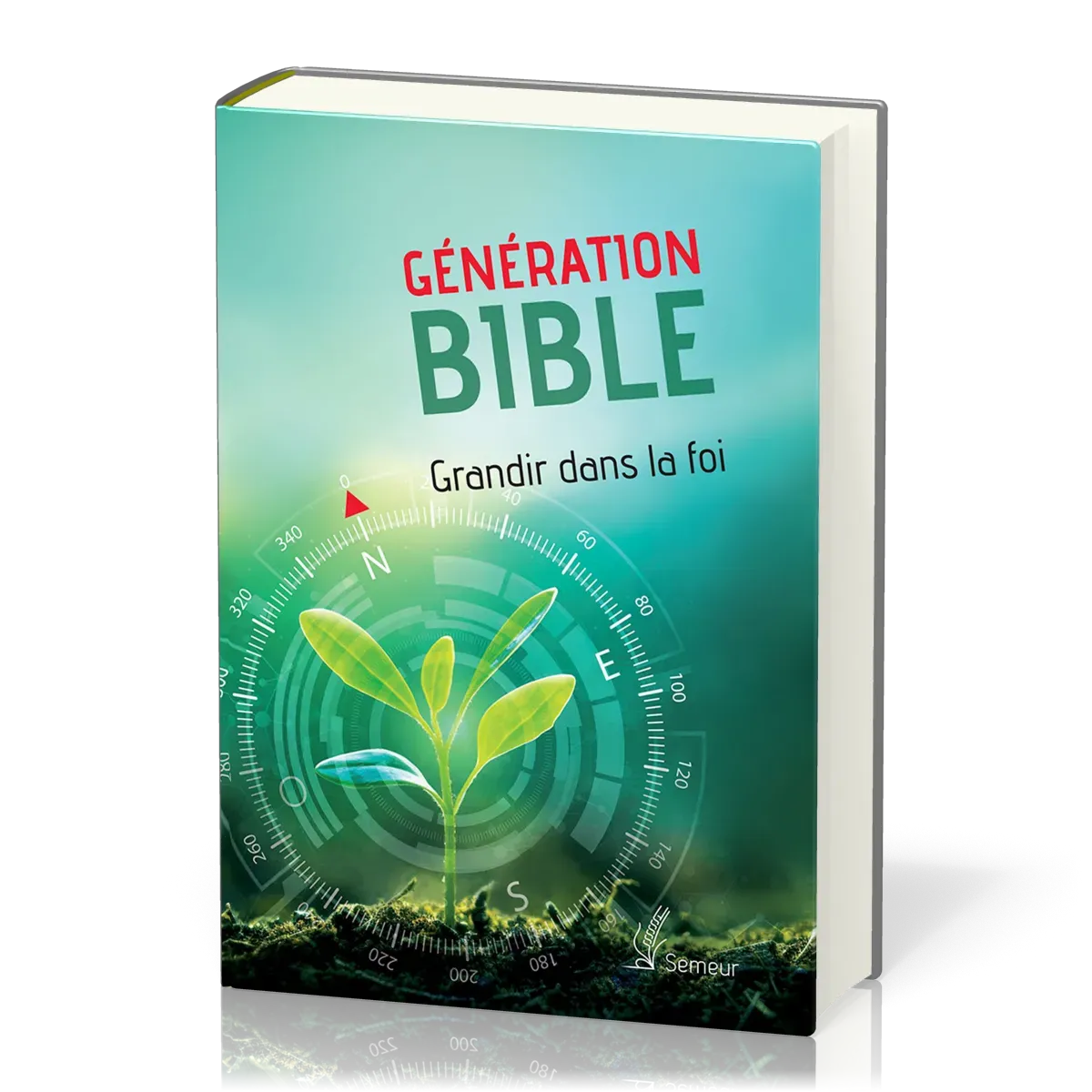 Bible d'étude Semeur, rigide verte - Génération - Grandir dans la foi