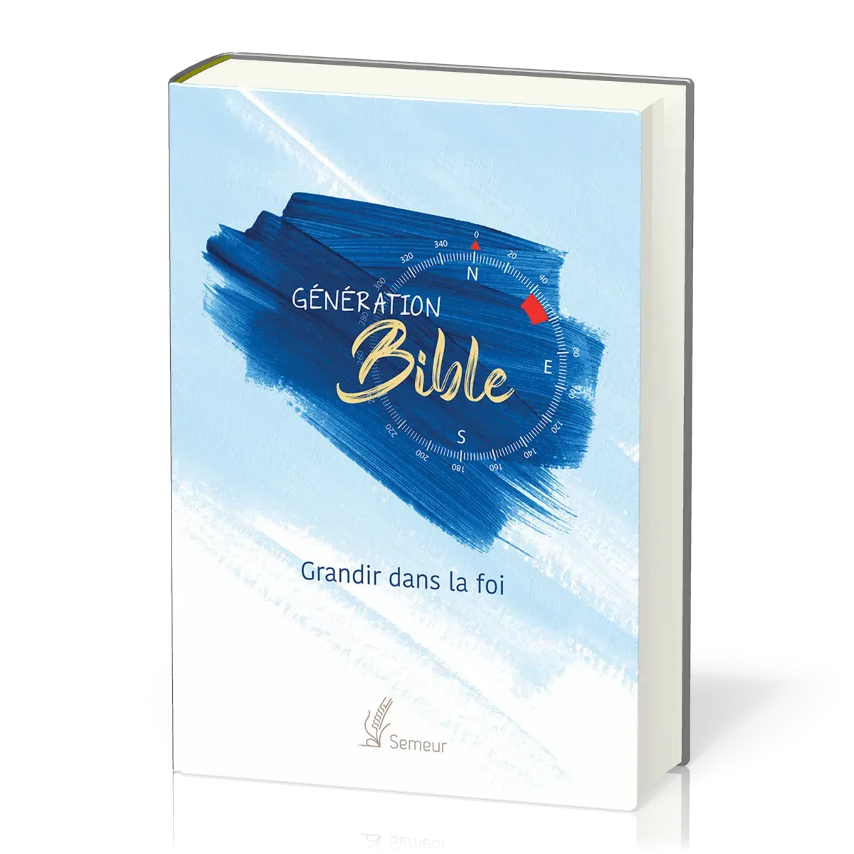 Bible d'étude Semeur, rigide bleue - Génération - Grandir dans la foi