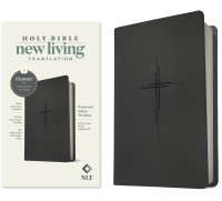 Anglais, Bible, New Living Translation, Filament Edition, similicuir noir, motif croix - NLT...