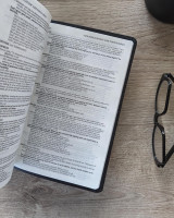 Anglais, Bible, New Living Translation, Filament Edition, similicuir noir, motif croix - NLT...