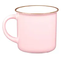 Tasse - Be still and know that I am God - rosa, 390ml