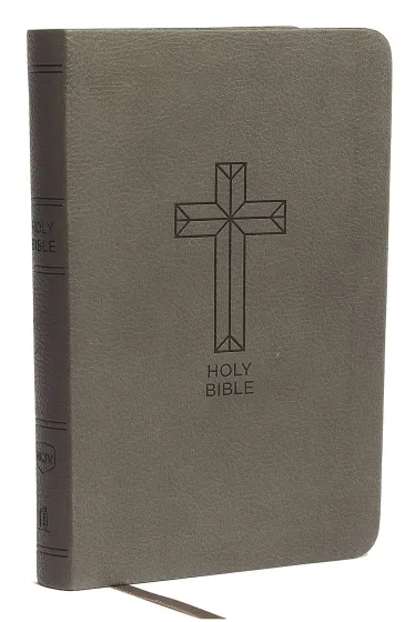 Anglais, Bible, New King James Version, compacte, similicuir noiir motif croix, paroles de Jésus...