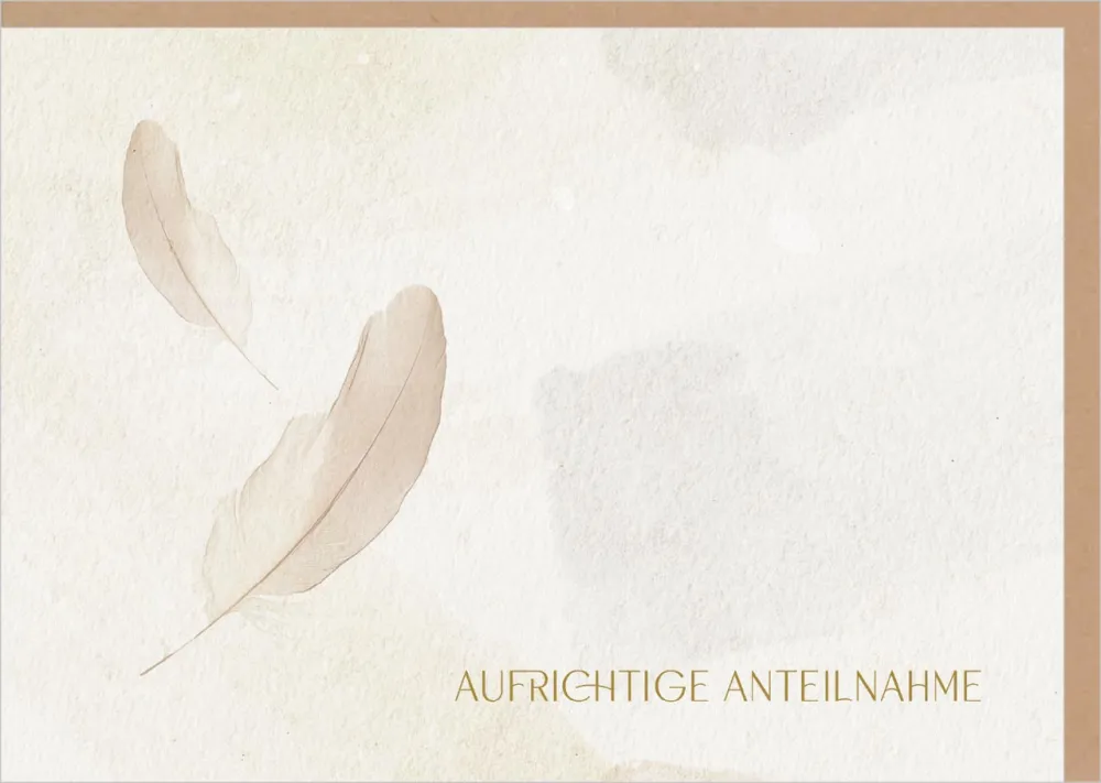 Faltkarte Trauer Psalm 71:3