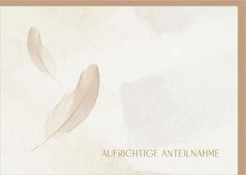 Faltkarte Trauer Psalm 71:3