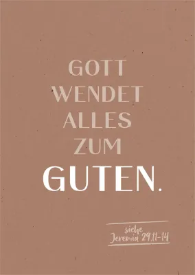 Postkarten Gott wendet - siehe Jeremia 29:11-14
