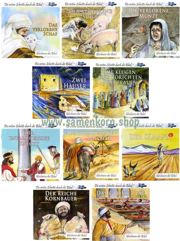 Gleichnisse der Bibel - 10er Reihe - Die ersten Schritte durch die Bibel