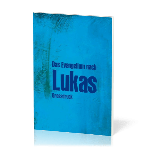 Elberfelder CSV Hückeswagen, Das Evangelium nach Lukas, Grossdruck - Paperback blau