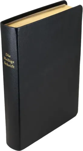 Elberfelder Schreibrandbibel CSV 724 Hückeswagen Grossausgabe - Leder schwarz, Goldschnitt,...
