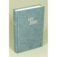 Elberfelder Bibel CSV Hückeswagen Pocketbibel - Harcover Baladek grau/blau, Lesezeichen