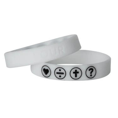 The Four - Armband weiss fluoreszierend 150 mm