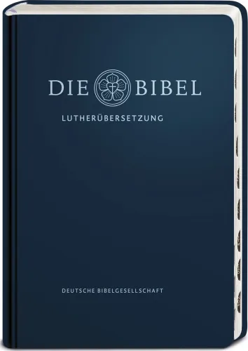 Die Bibel - Lutherbibel revidiert 2017 - Standard (blau) - mit Apokryphen - Format 14 x 21,4 cm