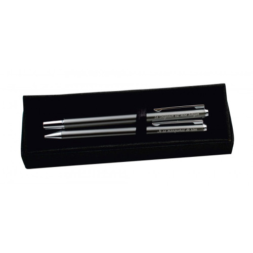 Set d'écriture en aluminium recyclé