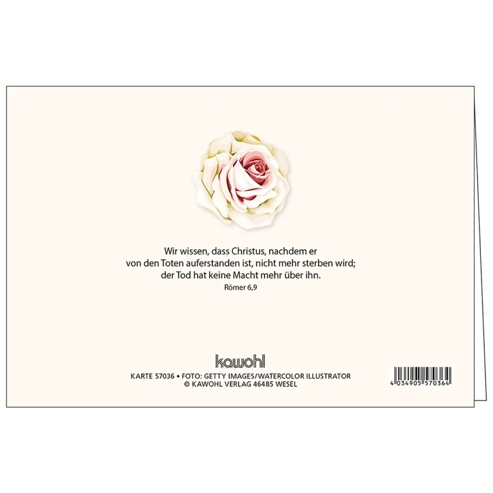 Faltkarte - Gesegnete Ostern - Jesus lebt