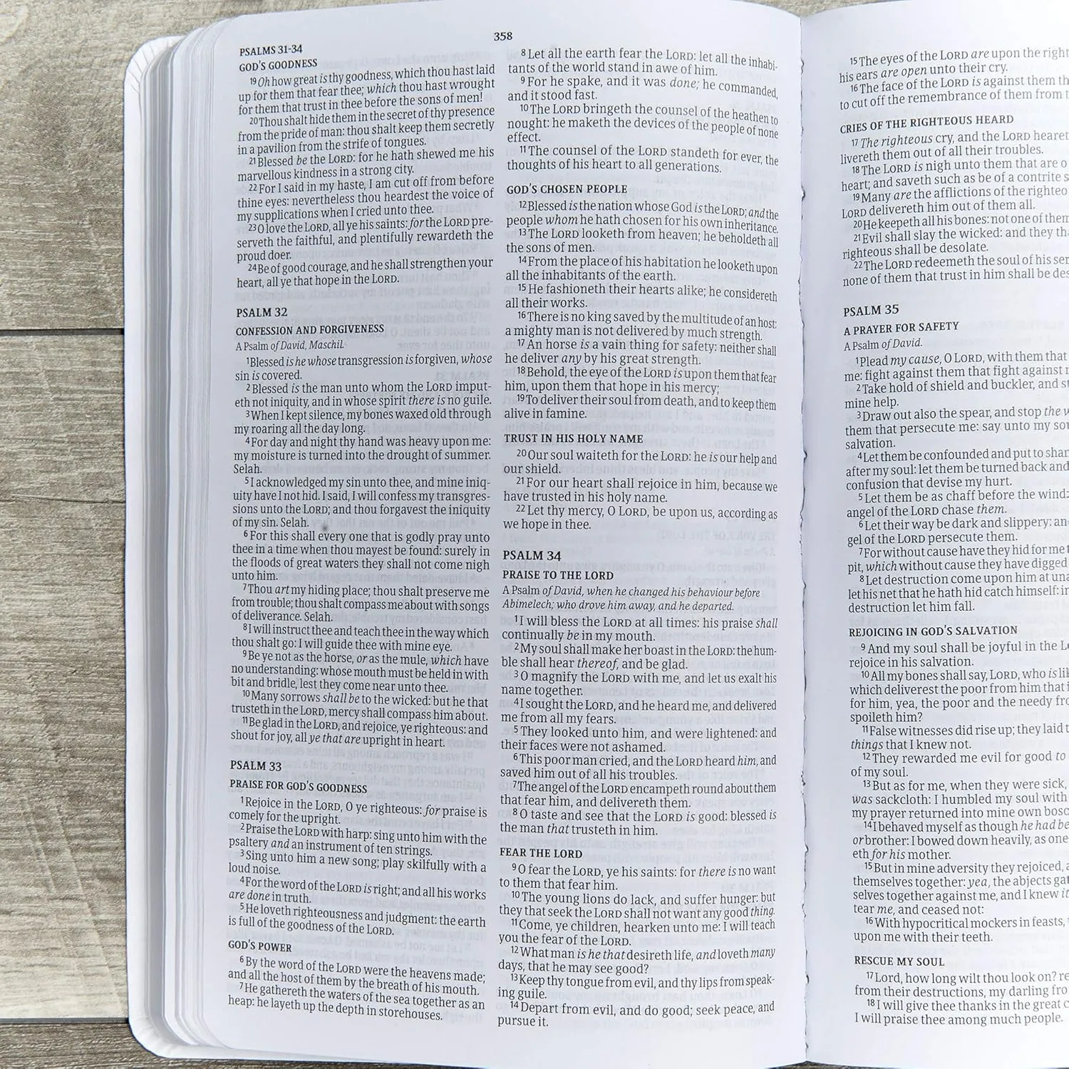 Anglais, Bible KJV, similicuir, blanche, Gift & Award