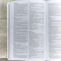 Anglais, Bible KJV, similicuir, blanche, Gift & Award