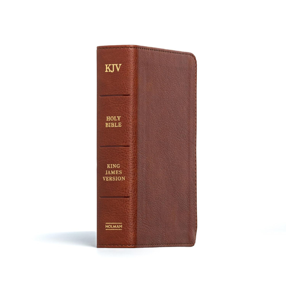 Anglais, Bible, King James Version, compacte, similicuir terre de Sienne - KJV Large Print...