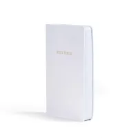 Anglais, Bible KJV, similicuir, blanche, Gift & Award