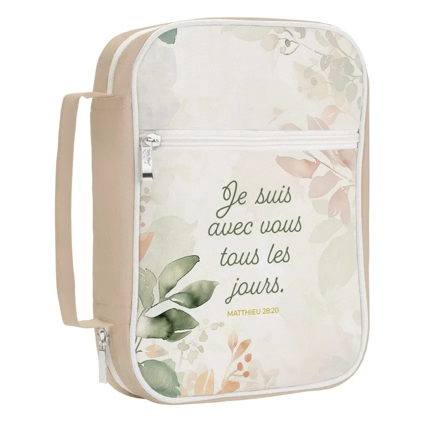 Pochette Bible large "Je suis avec vous tous les jours"