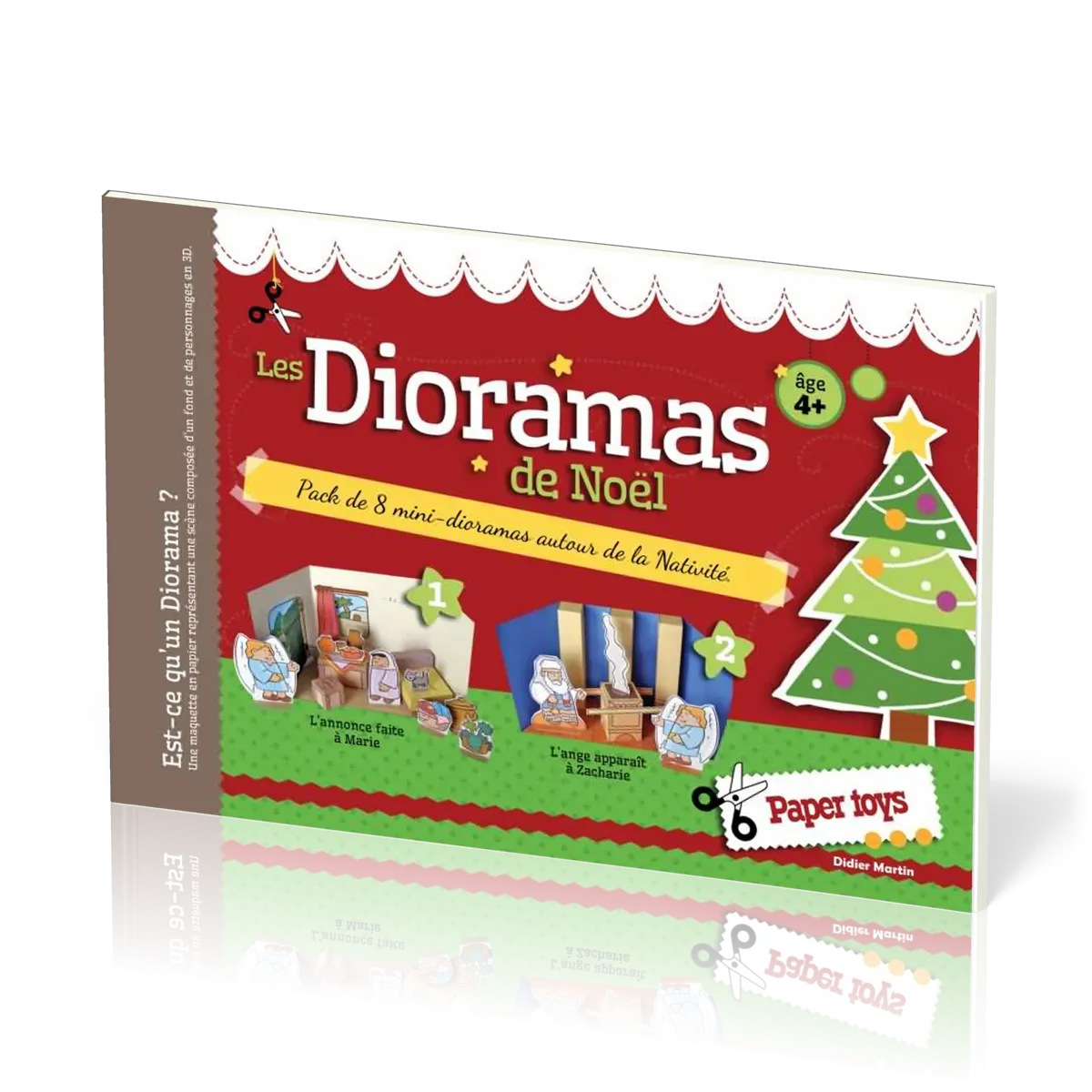 Dioramas de Noël (Les) - Pack de 8 mini-dioramas autour de la nativité.