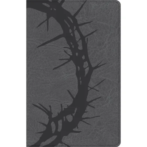Anglais, Bible, Christian Standard Bible, gros caractères, moyen format, similicuir noir, motif...
