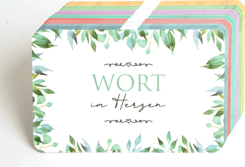 Die Psalmen - Wort im Herzen - 48 Lernkarten