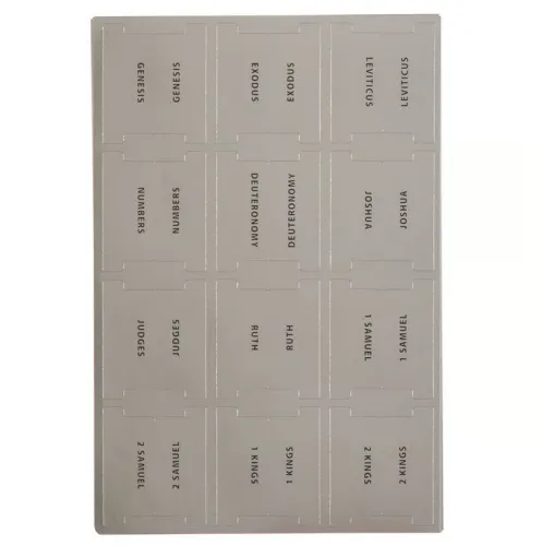 Englisch Bibelgriffregister - silber