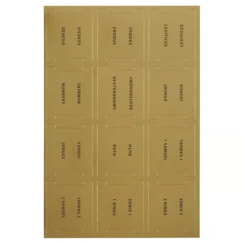Englisch Bibelgriffregister - goldig