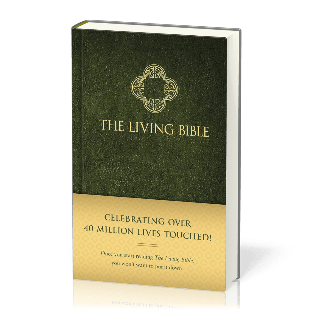 Anglais, Bible The Living Bible, cartonné, verte - [HC]