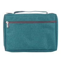 Bibelhülle Ichtus S - grün, mit Reissverschluss, Seitentasche und Tragehenkel