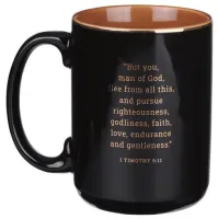 Tasse - Man of God - schwarz, 325ml