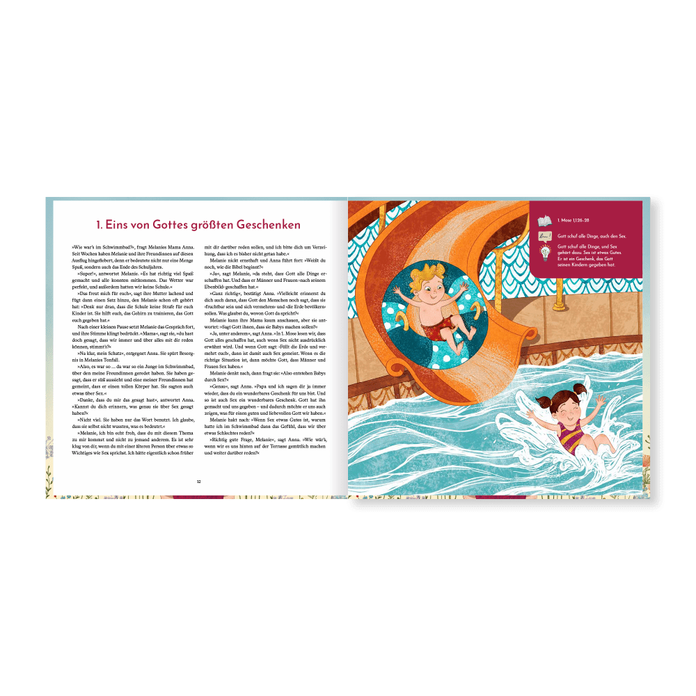 Ein wertvolles Geschenk - Kindgerecht über Gottes guten Plan für Sexualität reden (Wendebuch mit...