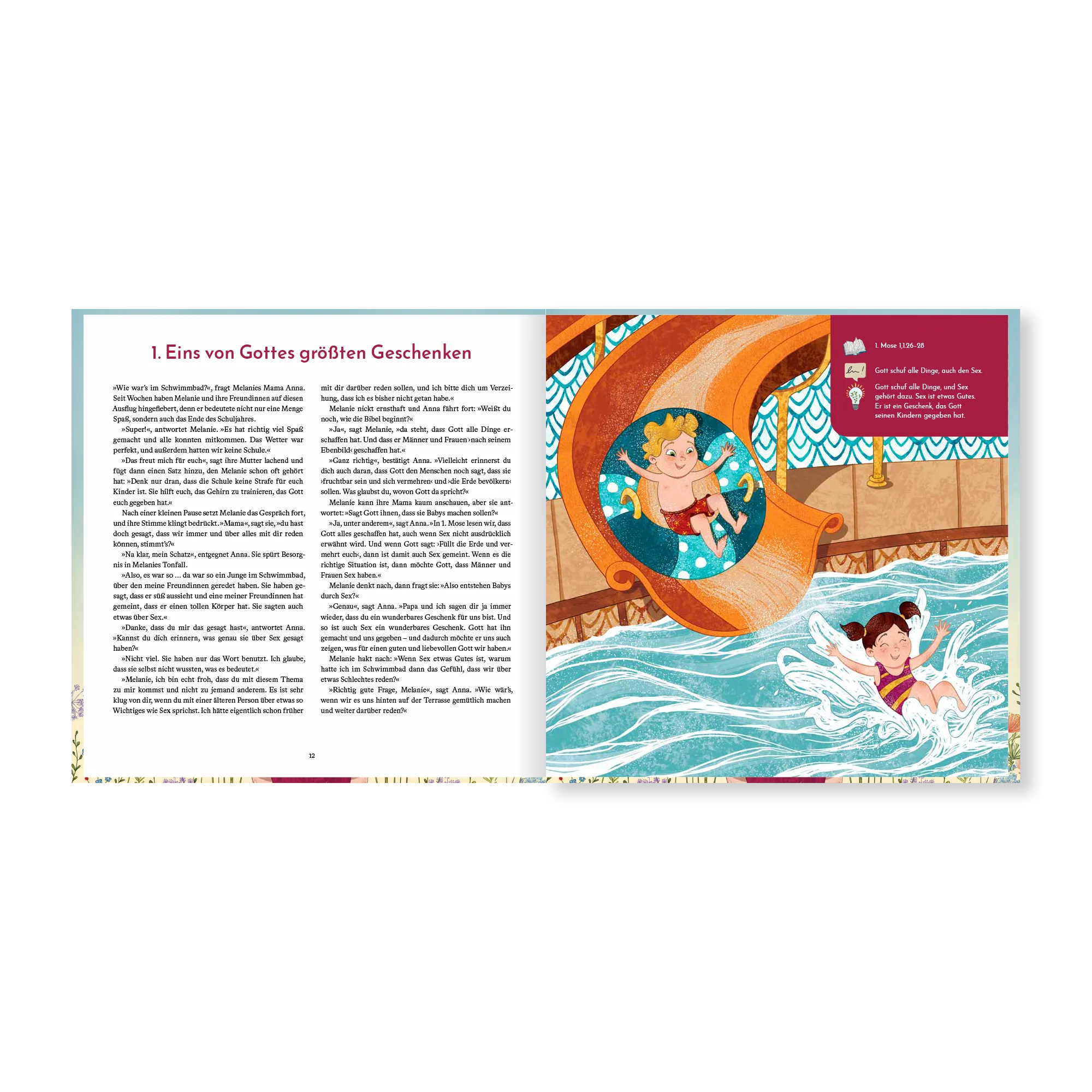 Ein wertvolles Geschenk - Kindgerecht über Gottes guten Plan für Sexualität reden (Wendebuch mit...