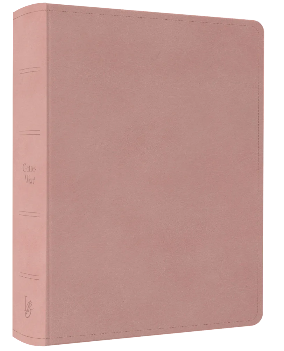 NeÜ bibel.heute Liebezurbibel (Schreibrandbibel AMARA) - Flexibler Kunstledereinband - rosa mit...