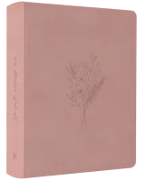NeÜ bibel.heute Liebezurbibel (Schreibrandbibel FLORA) - Flexibler Kunstledereinband - rosa mit...
