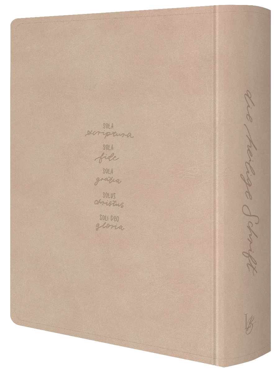 NeÜ bibel.heute Liebezurbibel (Schreibrandbibel OLIVE) - Flexibler Kunstledereinband - Beige mit...