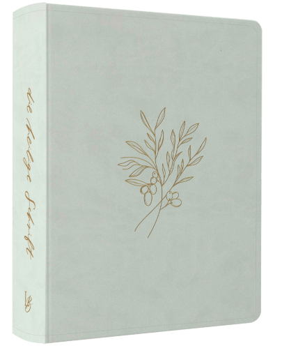 NeÜ bibel.heute Liebezurbibel (Schreibrandbibel SELAH) - Flexibler Kunstledereinband - mintgrün...