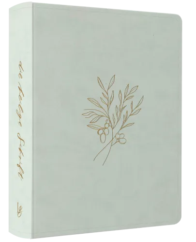 NeÜ bibel.heute Liebezurbibel (Schreibrandbibel SELAH) - Flexibler Kunstledereinband - mintgrün...